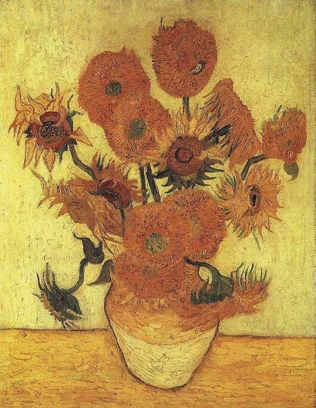  286-Vincent van Gogh-Vaso con quindici girasoli nel vaso - Sompo Japan Museum of Art 